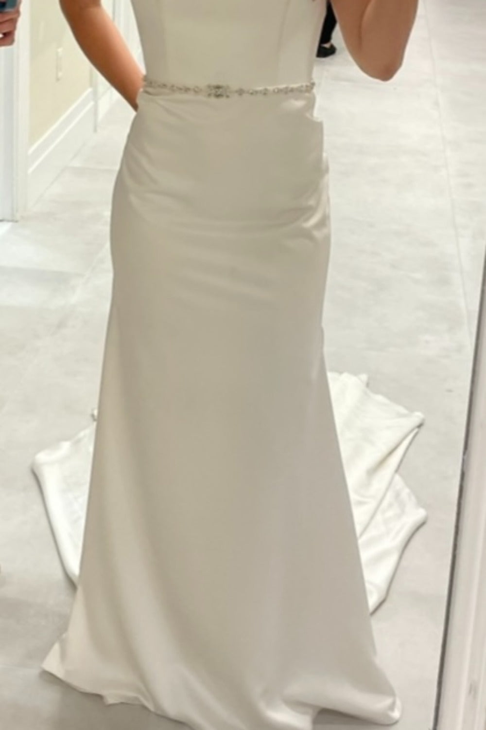Paloma Blanca-Satin Wedding Dress Style #4914 -2
