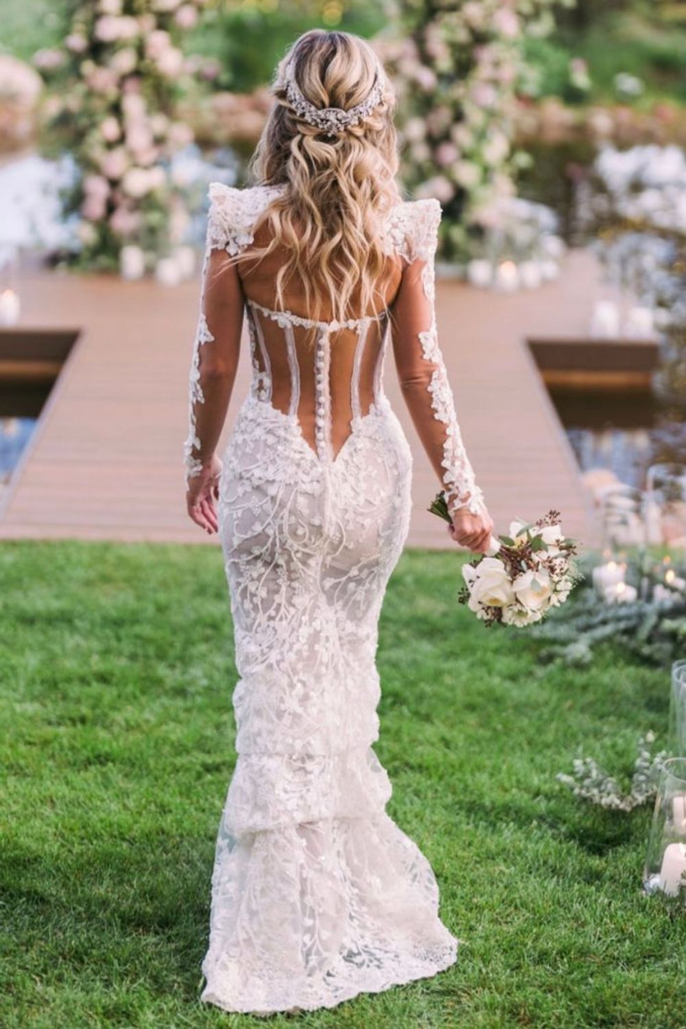 Galia Lahav-Cali with two sets of custom sleeves -1