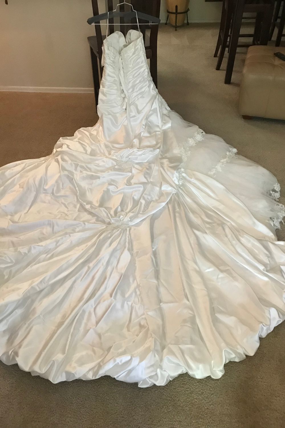 Maggie Sottero White Strapless wedding gown 2