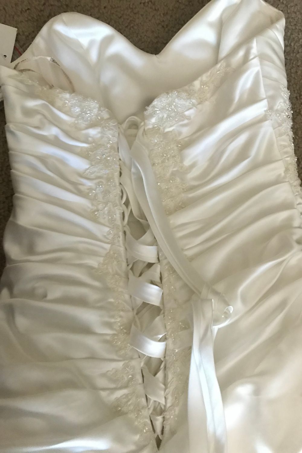 Maggie Sottero White Strapless wedding gown 1