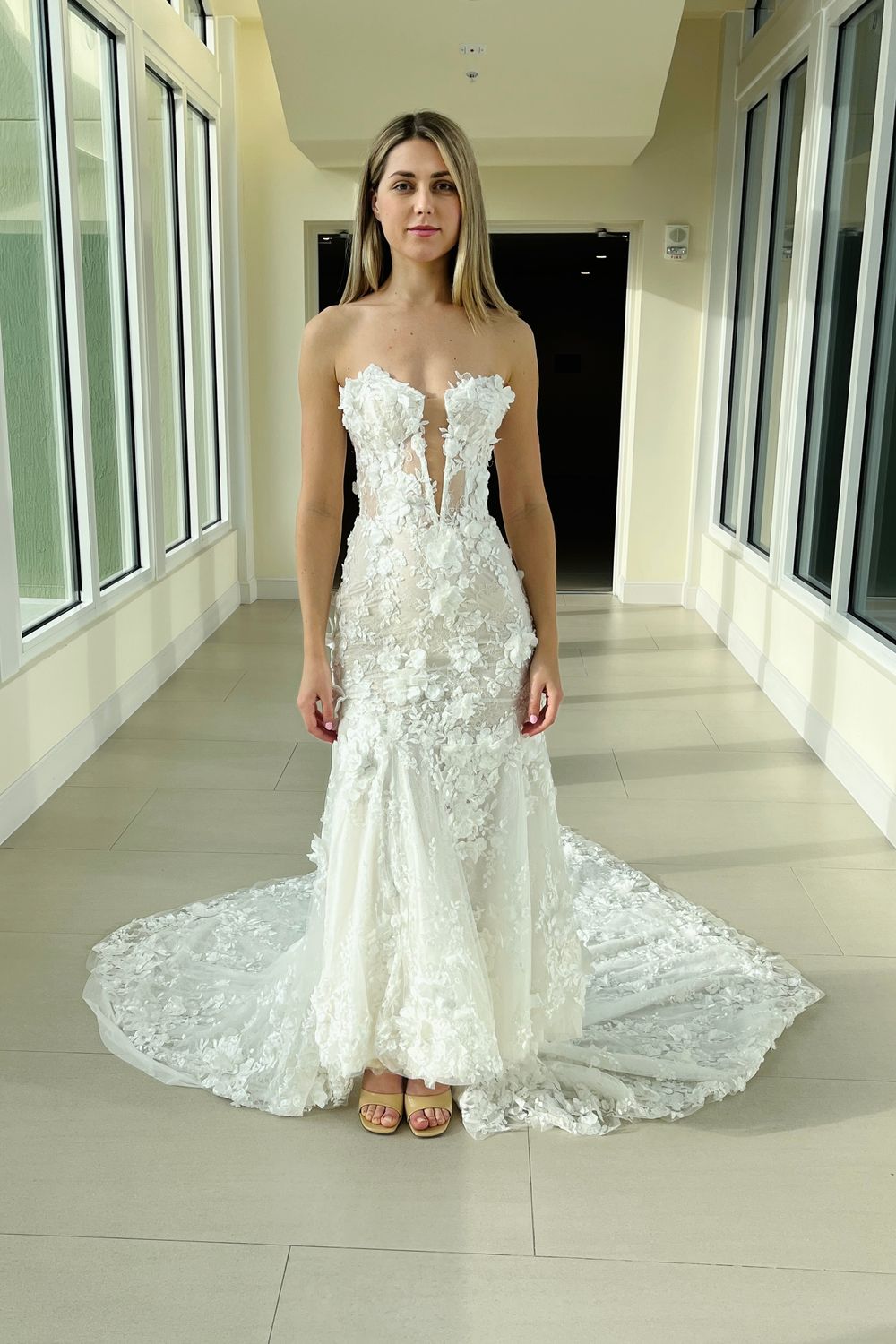 Pnina Tornai 4880PT With Veil 11