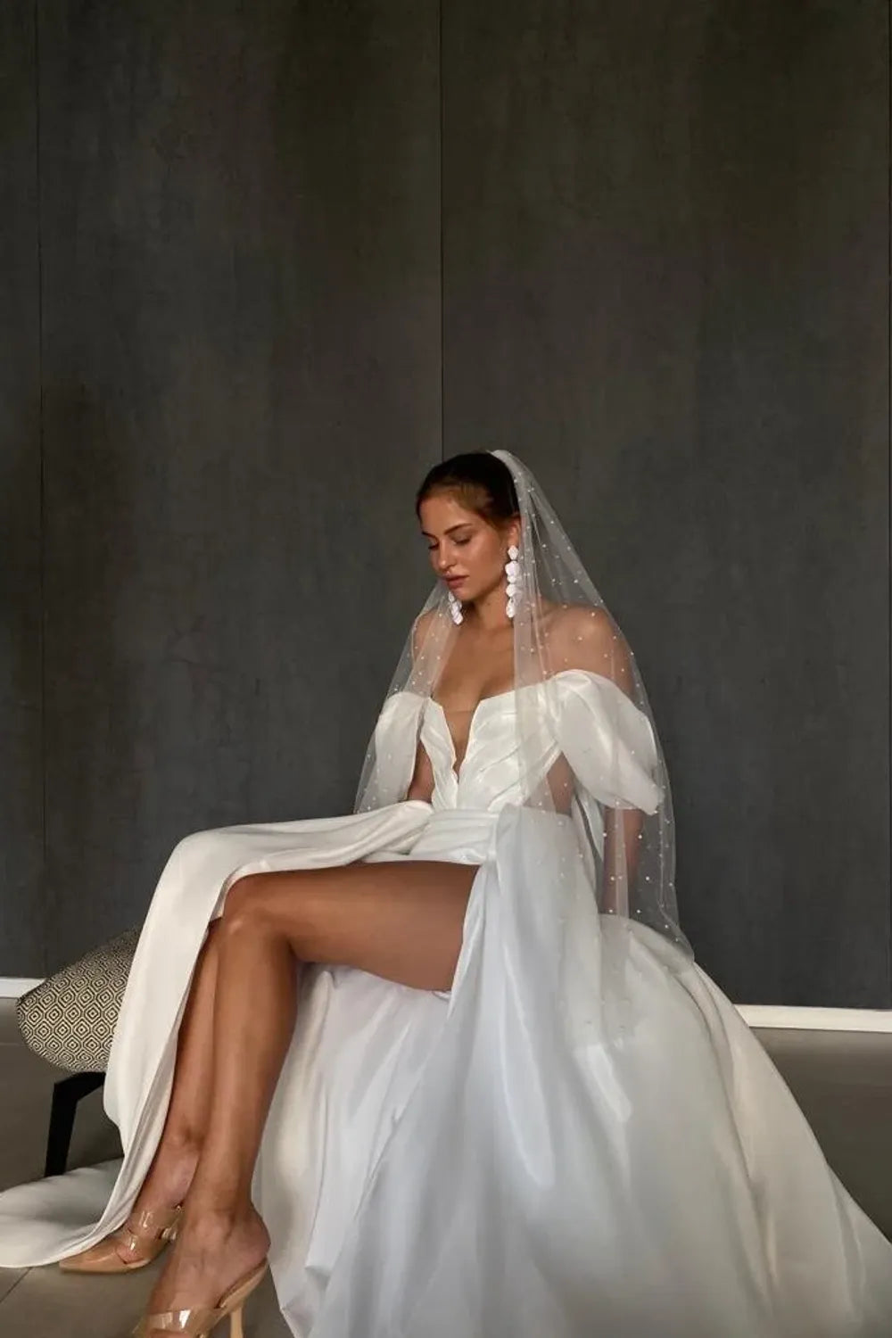 Tal Kedem White Glory with Detachable Skirt 3