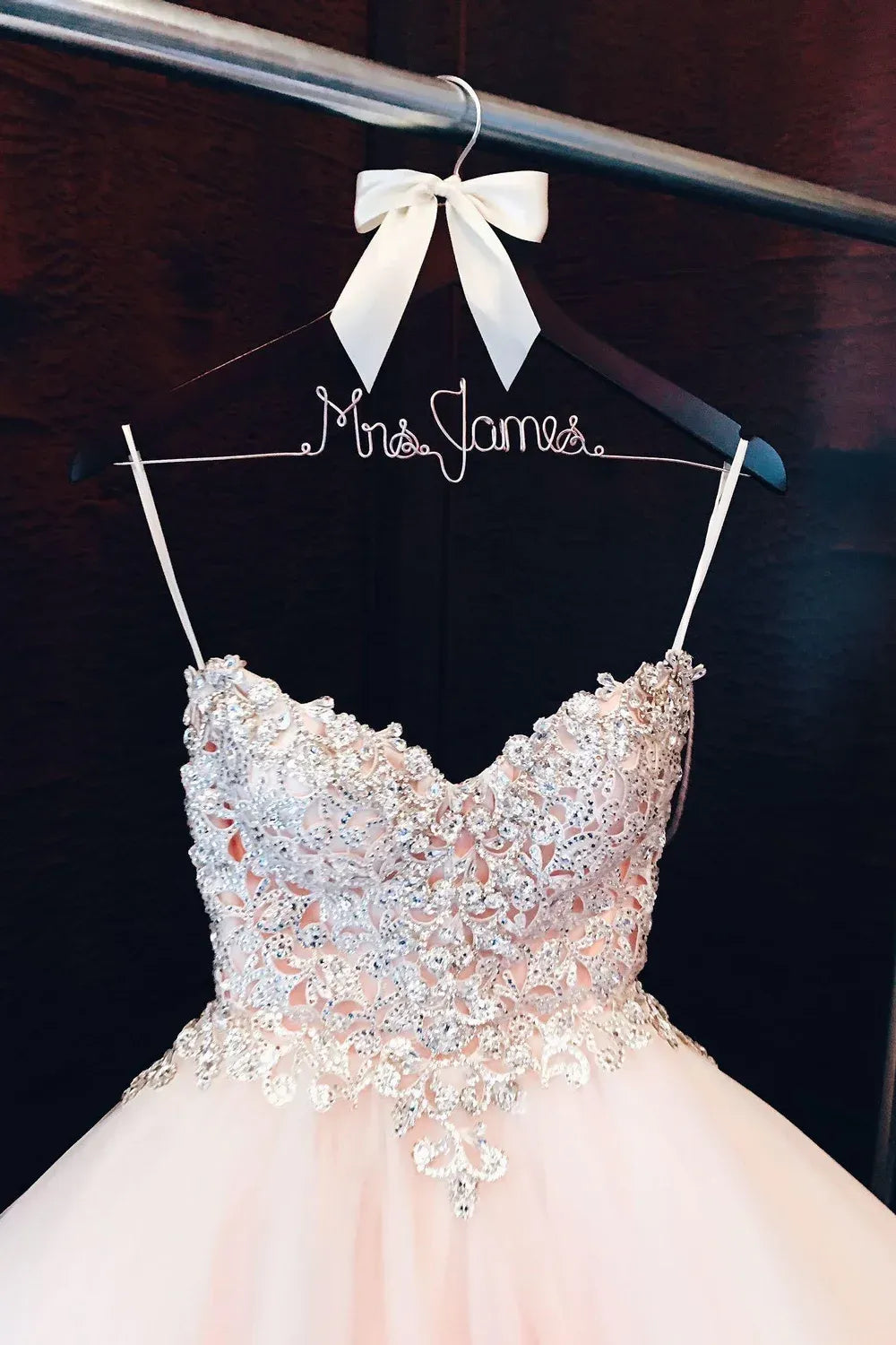 Pnina Tornai Custom Blush Tulle Ballgown  1