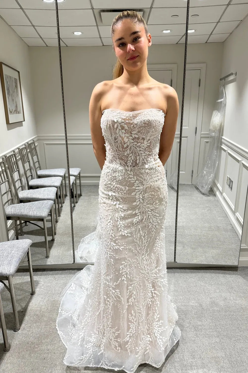 Calla Blanche Trina with Veil 7