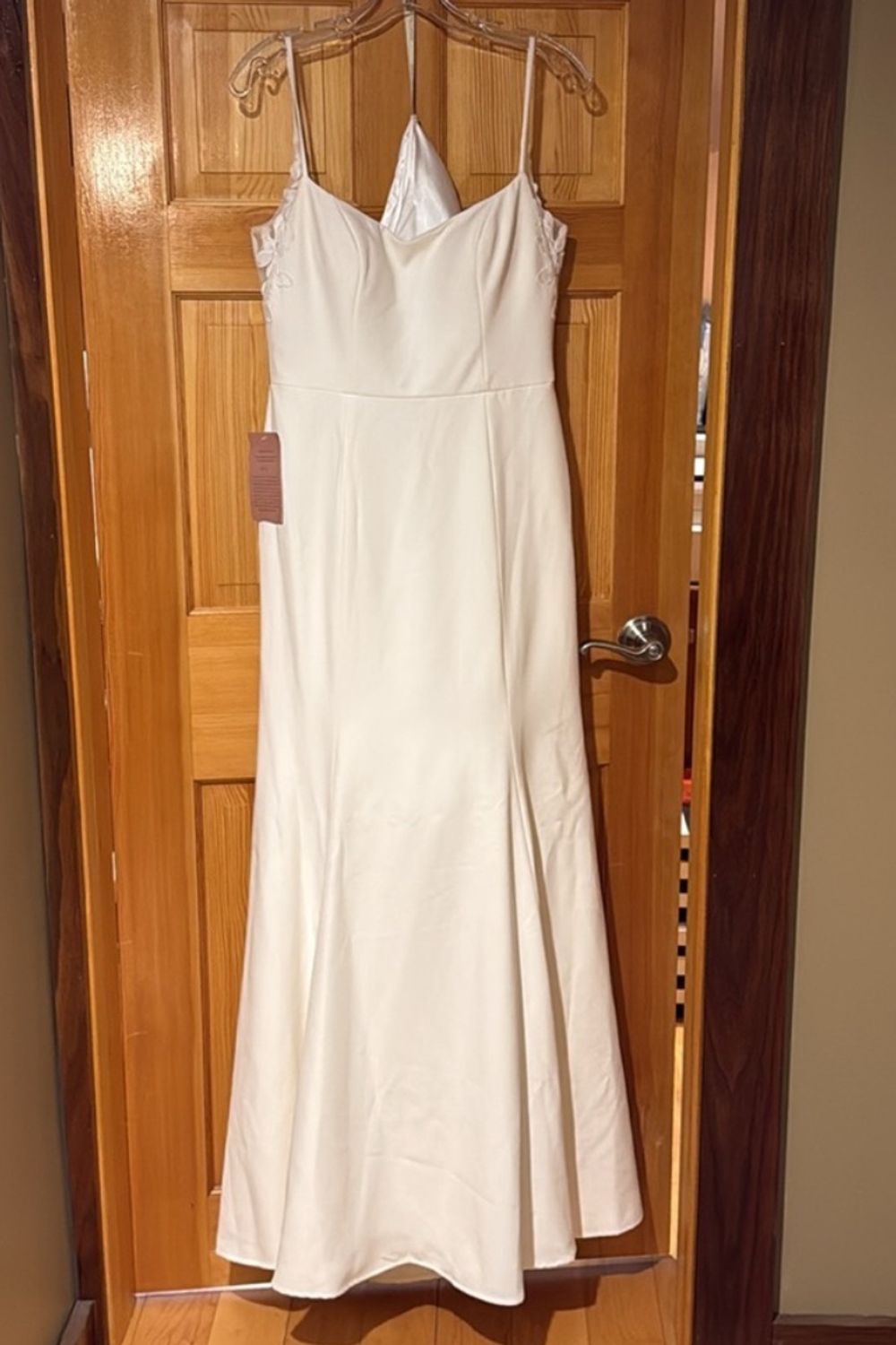 Jenny Yoo Caleb Fitted Crepe Dress 2