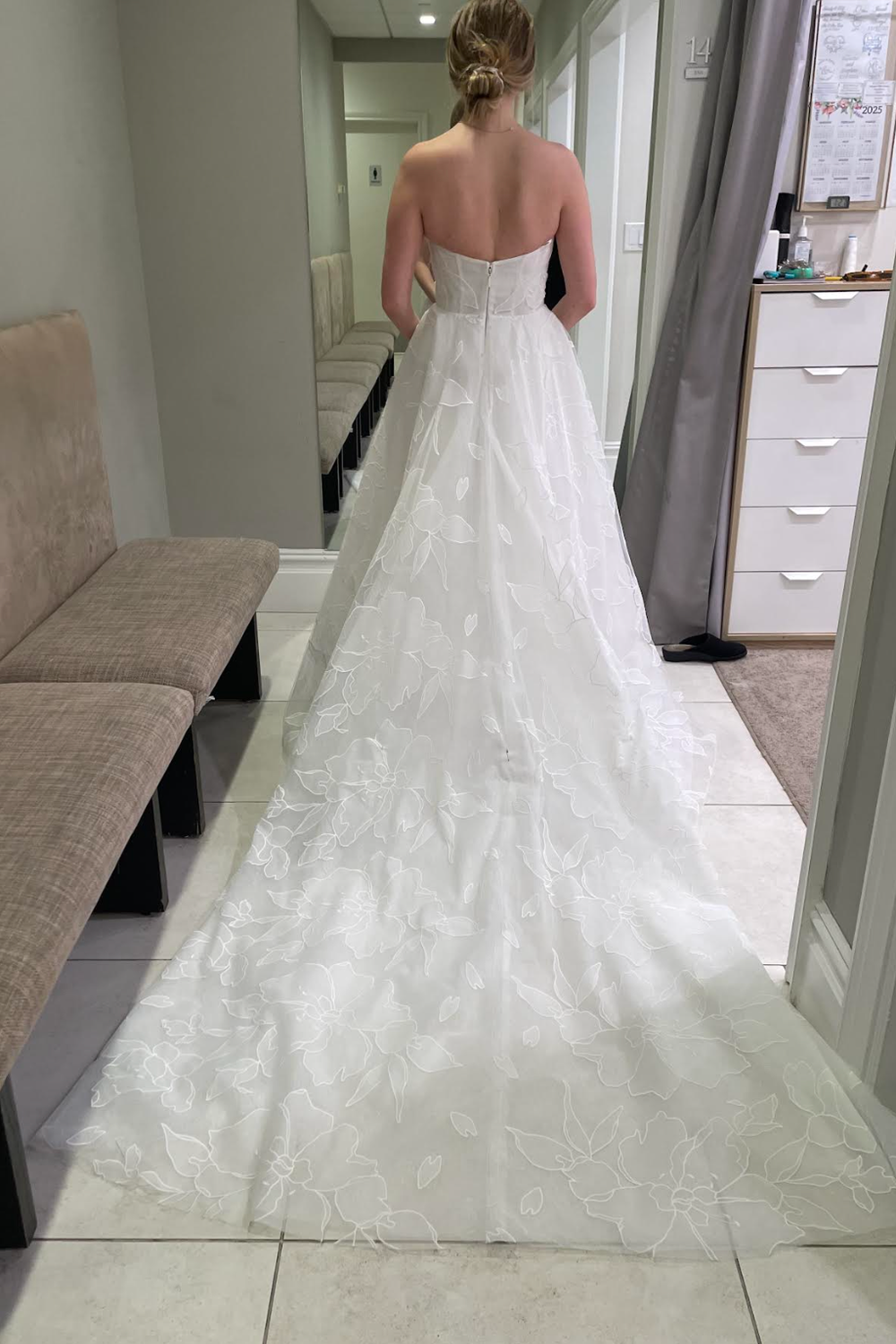 Verdin Bridal New York Rome with Custom Veil 1