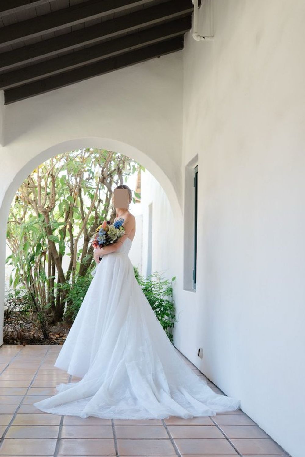 Verdin Bridal New York Rome with Custom Veil 3