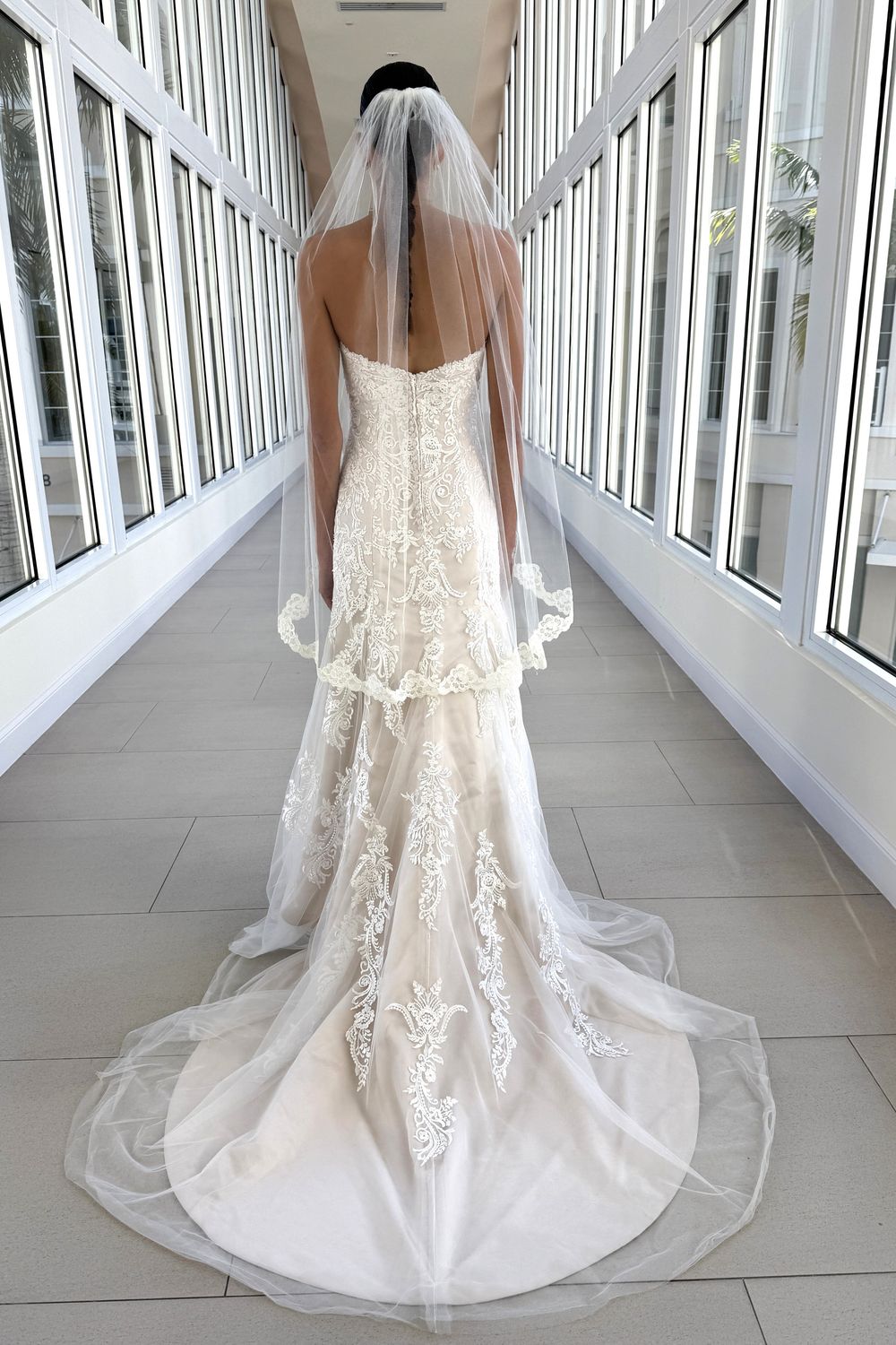 Maggie Sottero Winstyn with Veil and Belt 10