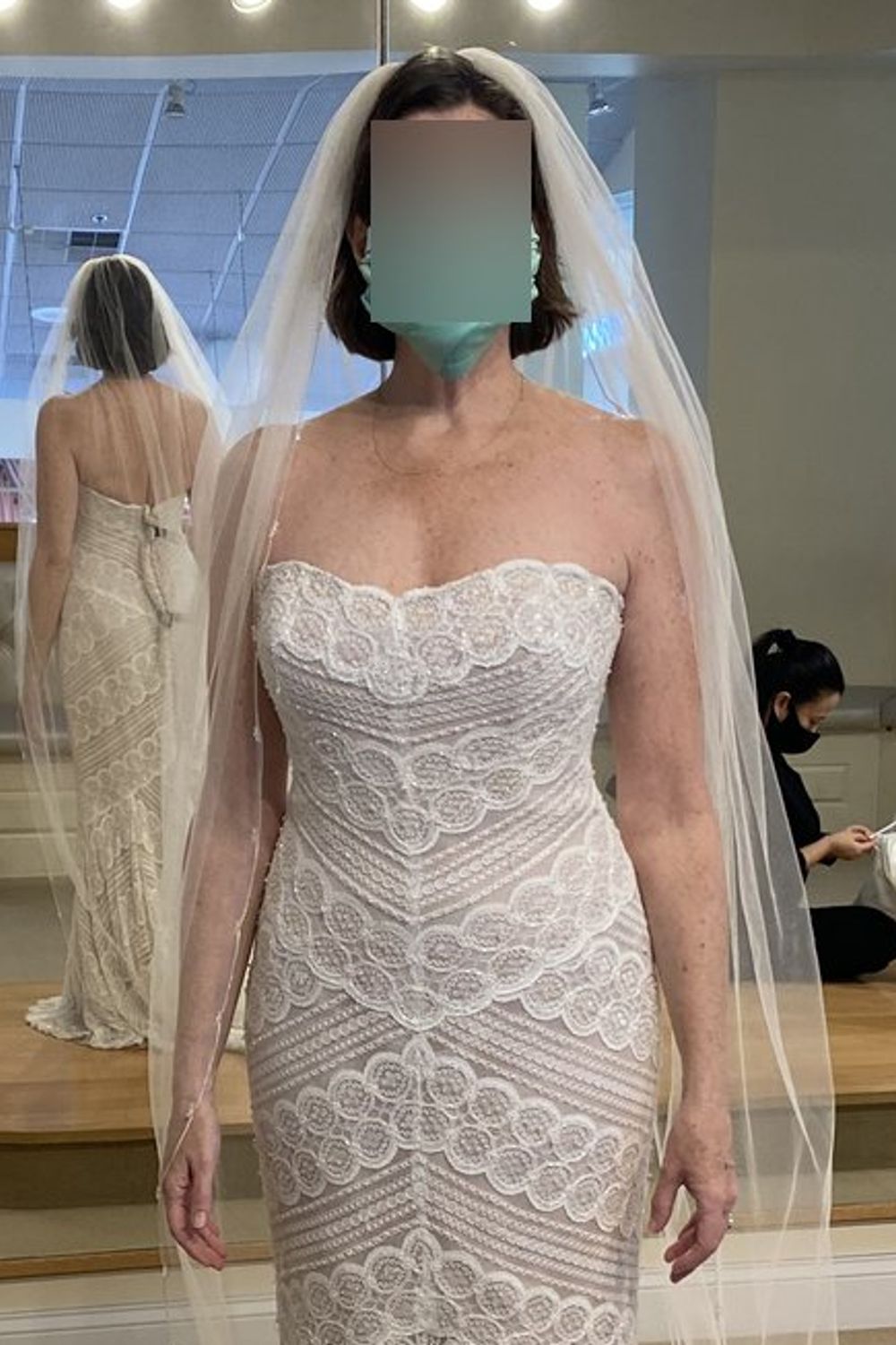 Wtoo by Watters 13111 with Veil 3