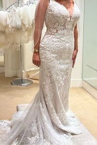 Maggie Sottero-Maggie Sottero Delilah  lace beaded wedding gown-3