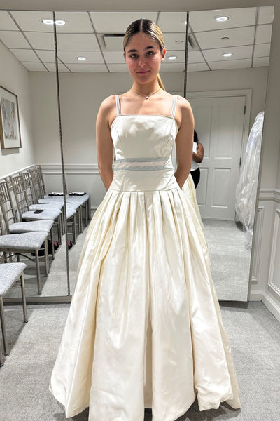 Used Christian Dior A-Line Dress Wedding Dress