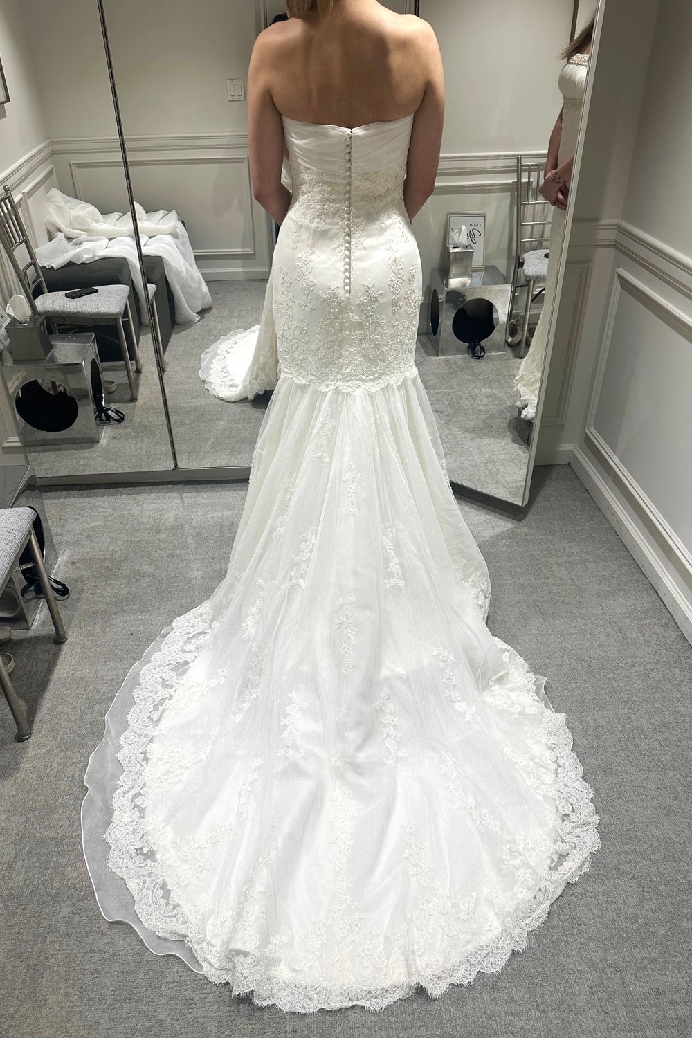 Pronovias Remi with Overskirt 3