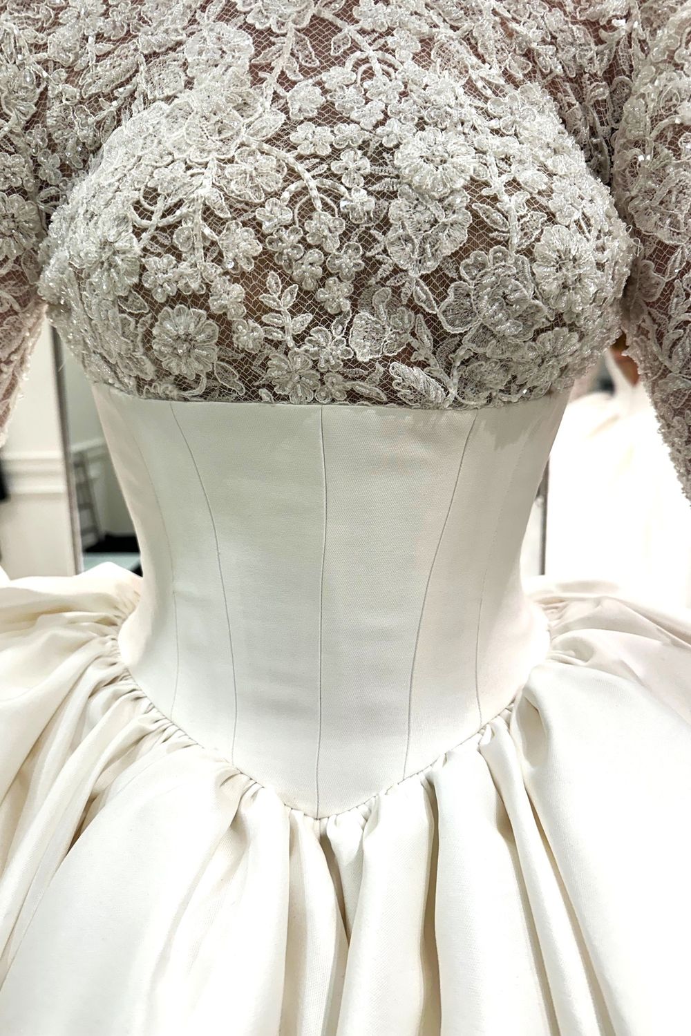 Nicole and Felicia NF088 with veil and blusher 5