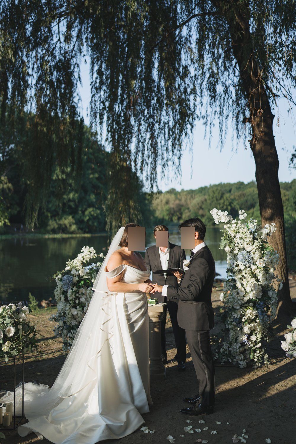 Anne Barge Tucker with Veil and Detachable Overskirt 4