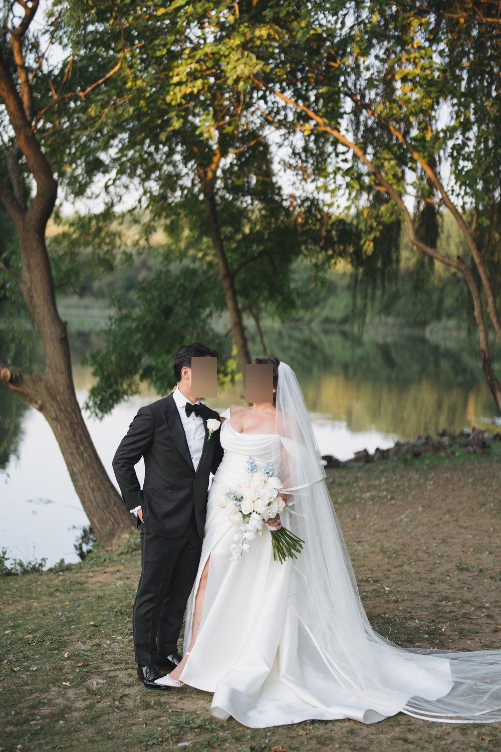 Anne Barge Tucker with Veil and Detachable Overskirt 1