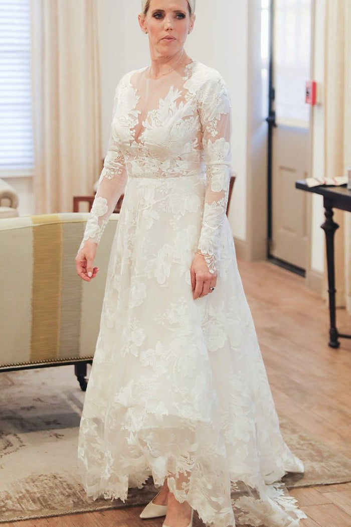 Ankle Length Wedding Dress