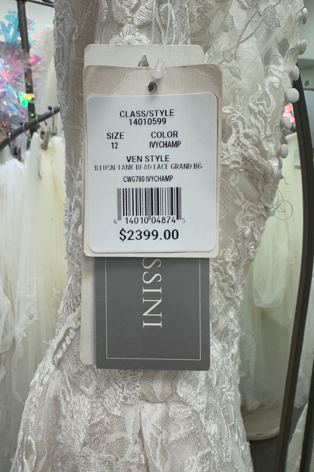 Oleg Cassini ✨ NEW✨ Size 12 GORGEOUS OLEG CASSINI wedding dress 2