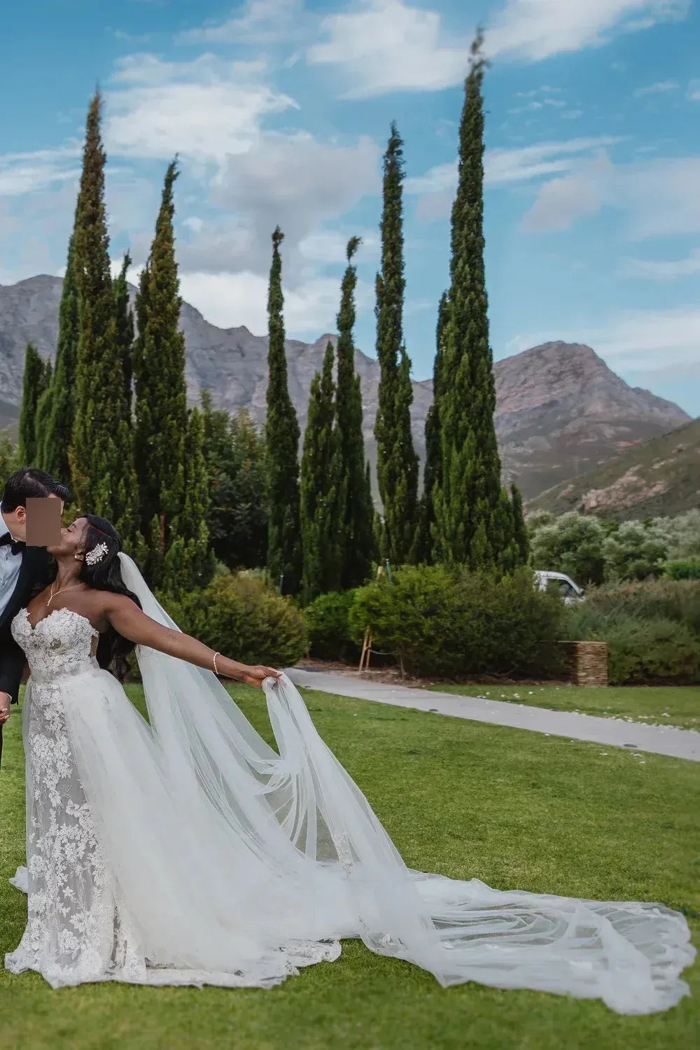 Galia Lahav Anica with Veil and Overskirt 11