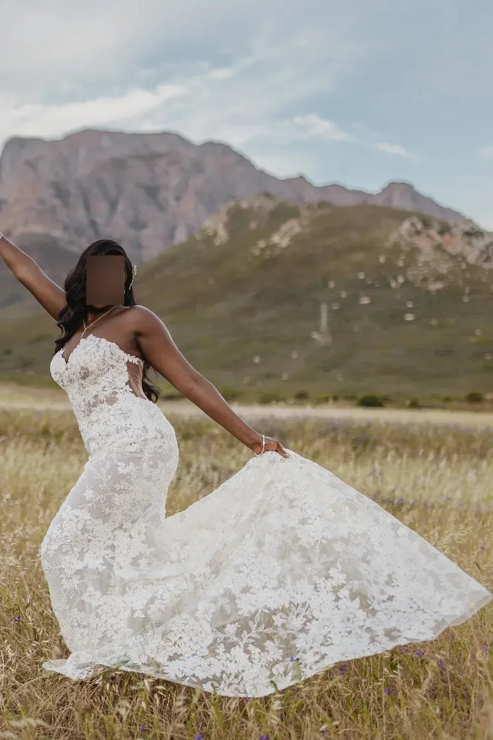 Galia Lahav Anica with Veil and Overskirt 10