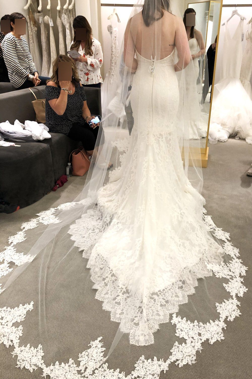 Pnina Tornai 14669 with 3380T Veil 3