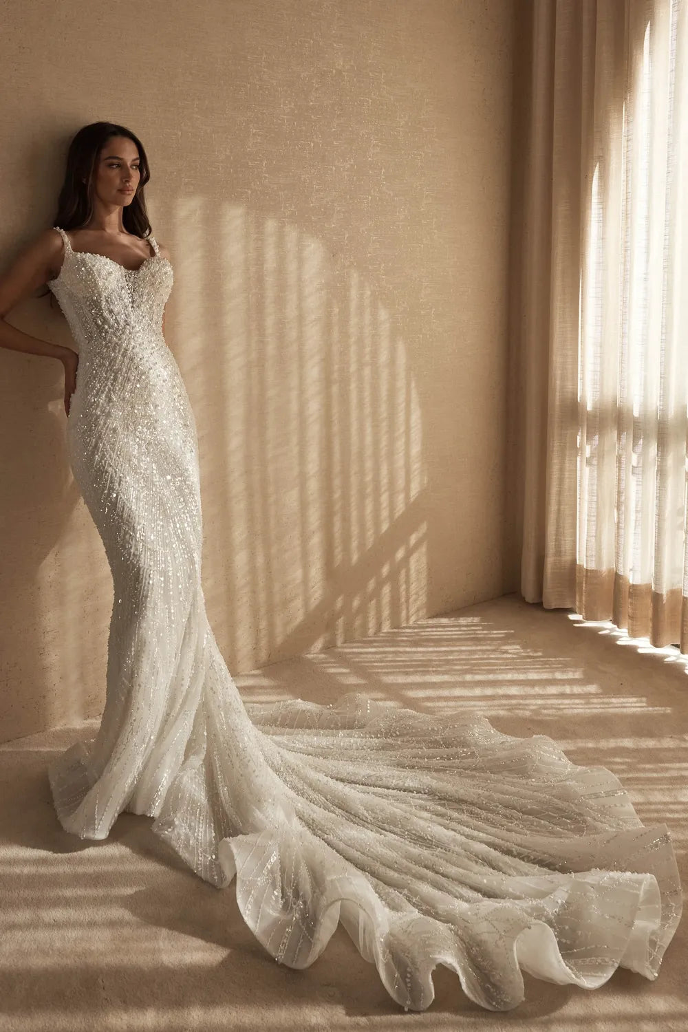 Blanche Bridal Celine with Overskirt and Veil 1