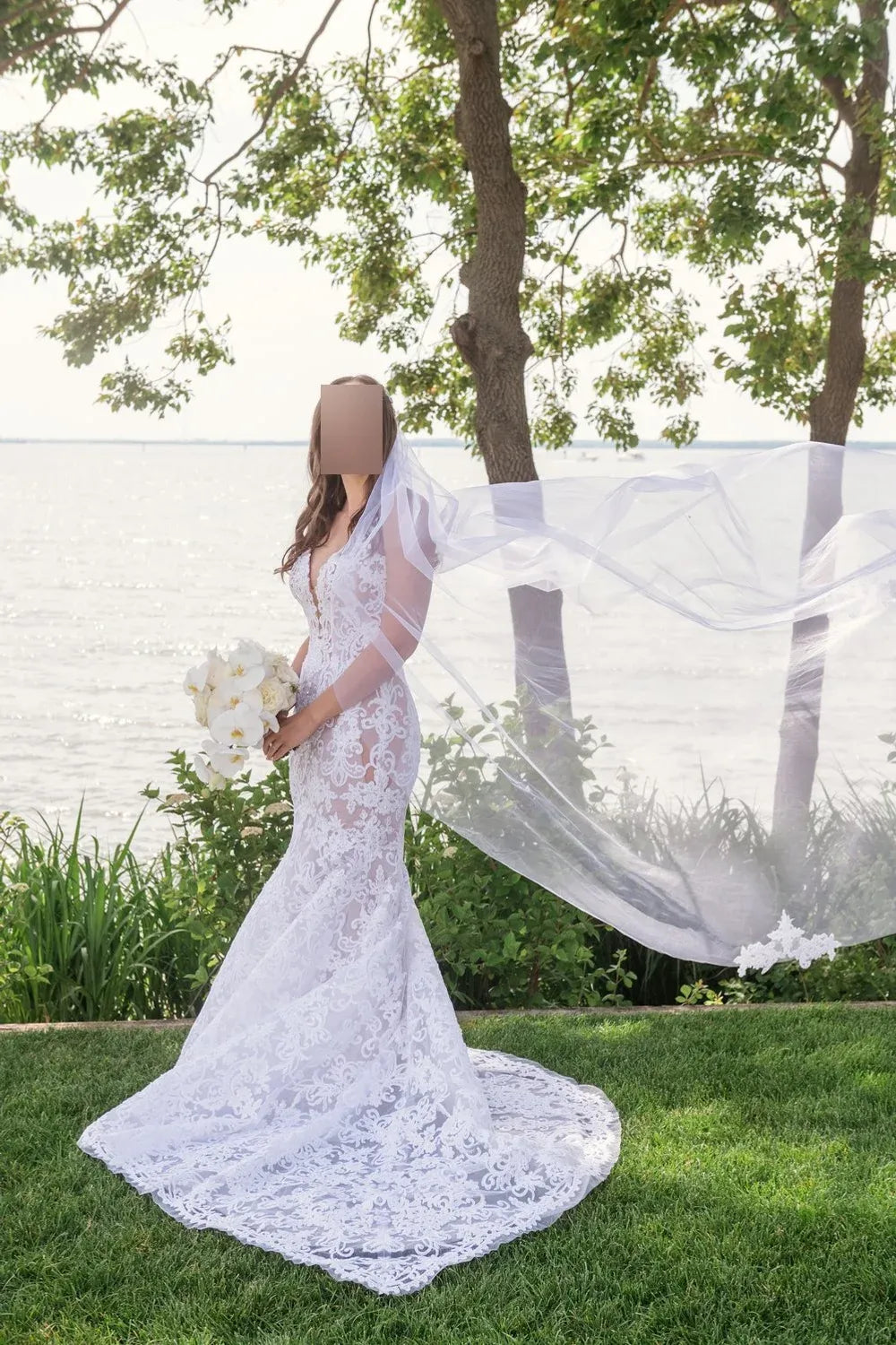 Pnina Tornai Stardust Style 4925 with Pnina Headpiece and Veil 1