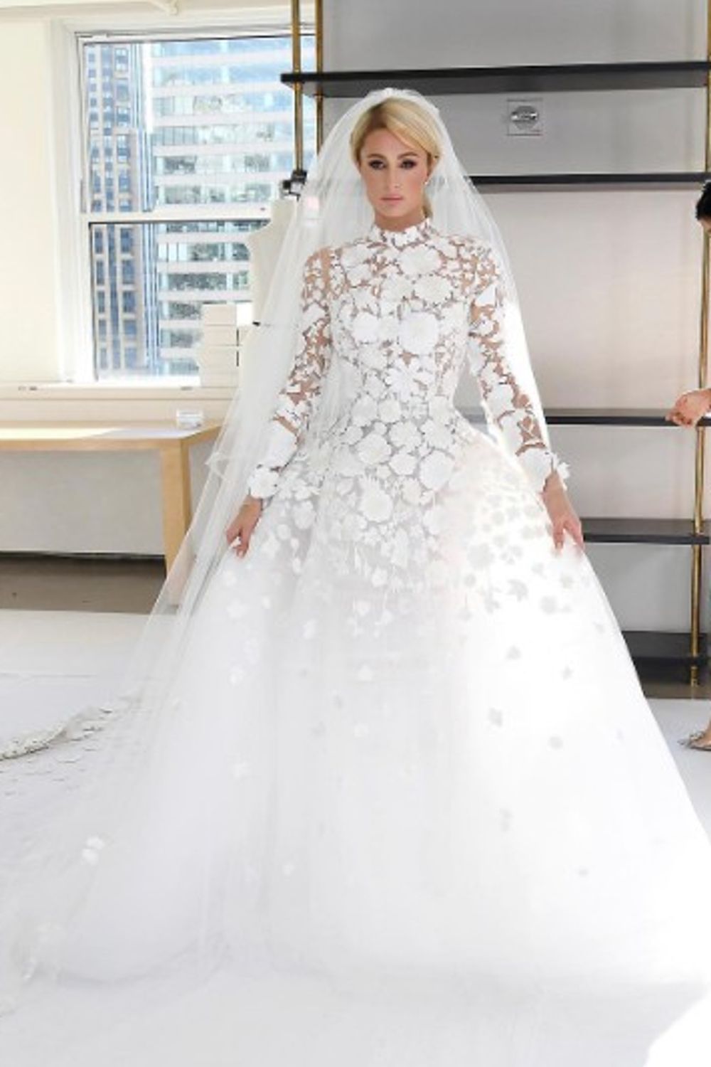 Oscar de la Renta Custom Paris Hilton Dress 2