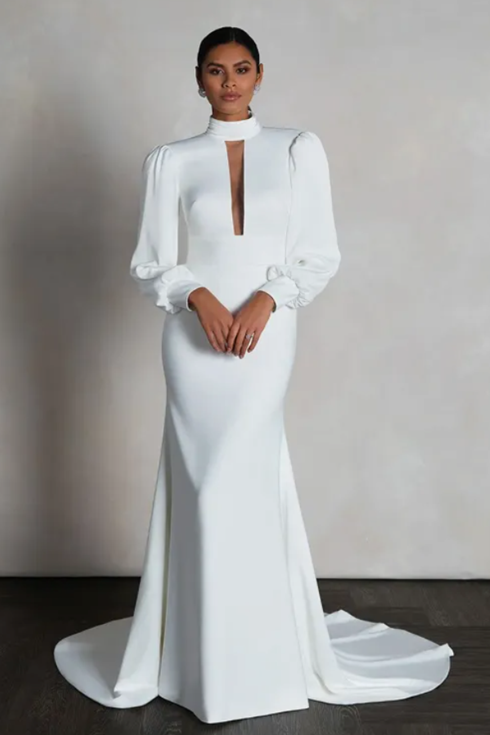 Justin Alexander-Classy Fall/Winter Wedding Dress-2