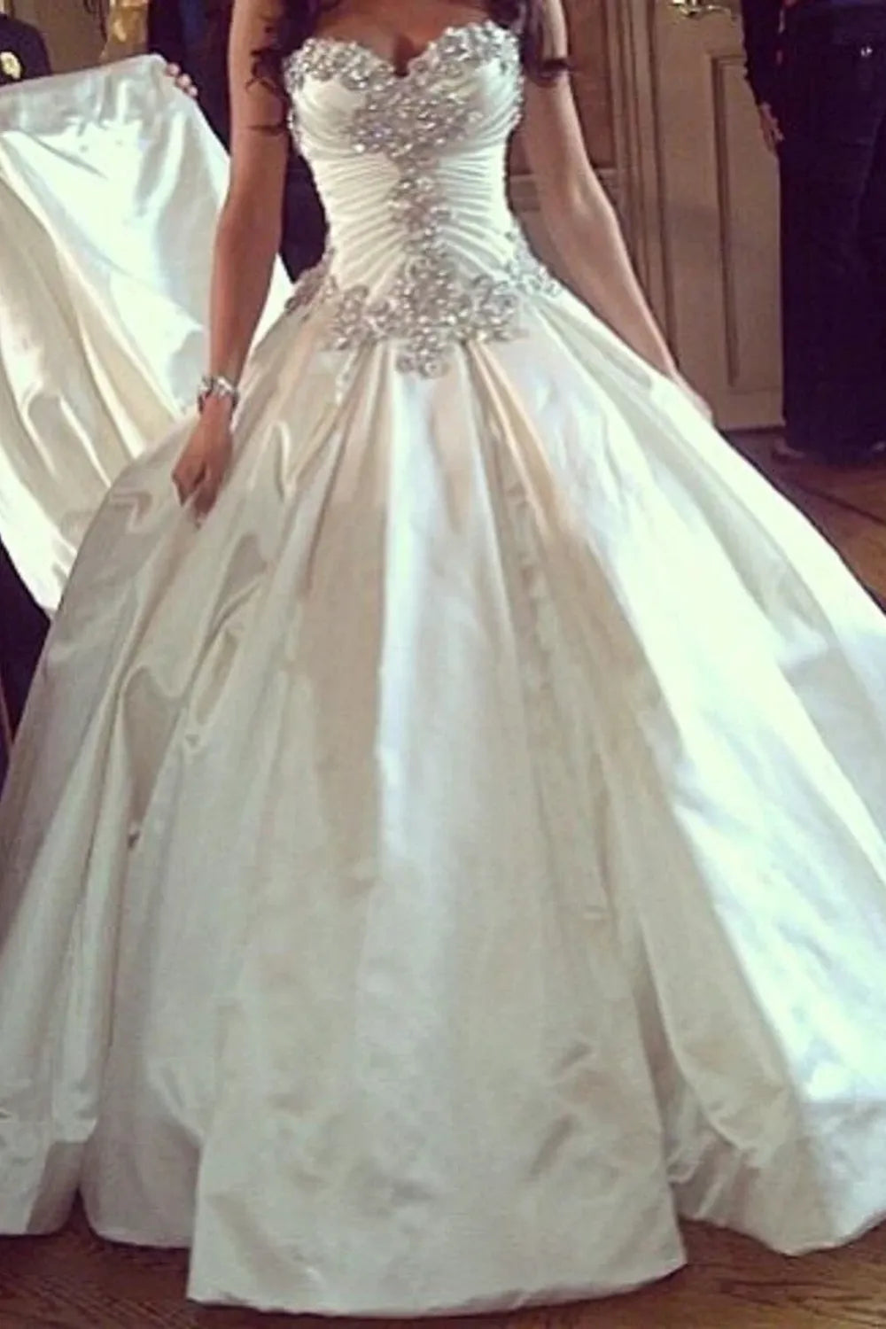 Pnina Tornai Sweeheart Ballgown with Swarovski Crystal 3