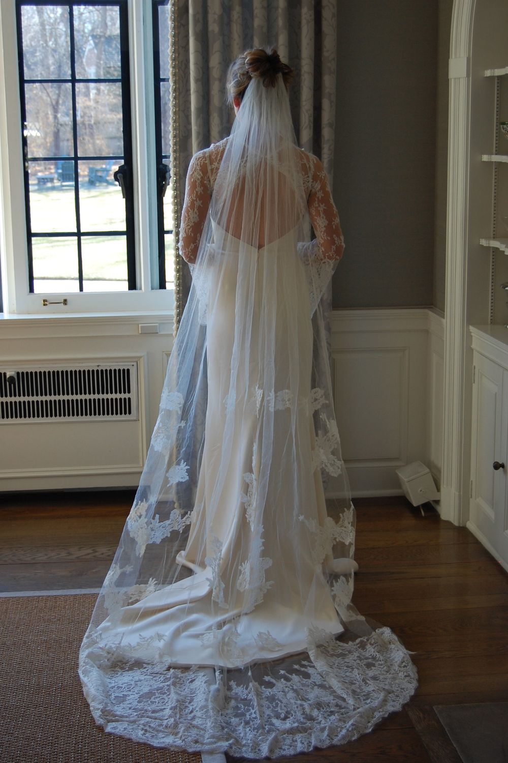 Romona Keveza-RK504 - with Lace veil RK504 and V015 Tule veil-2