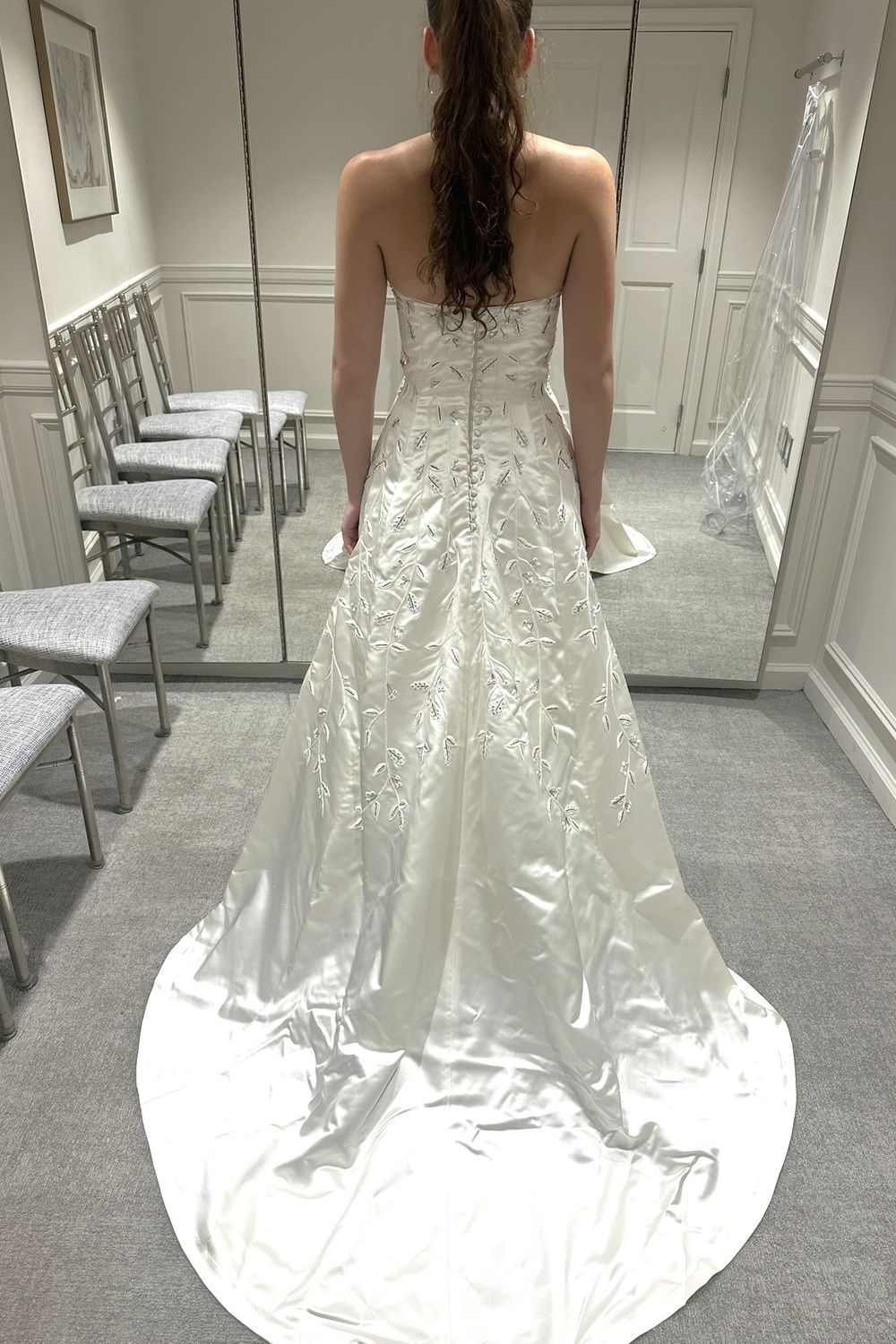 Ines Di Santo Ines Di Santo A-Line Wedding Dress 10