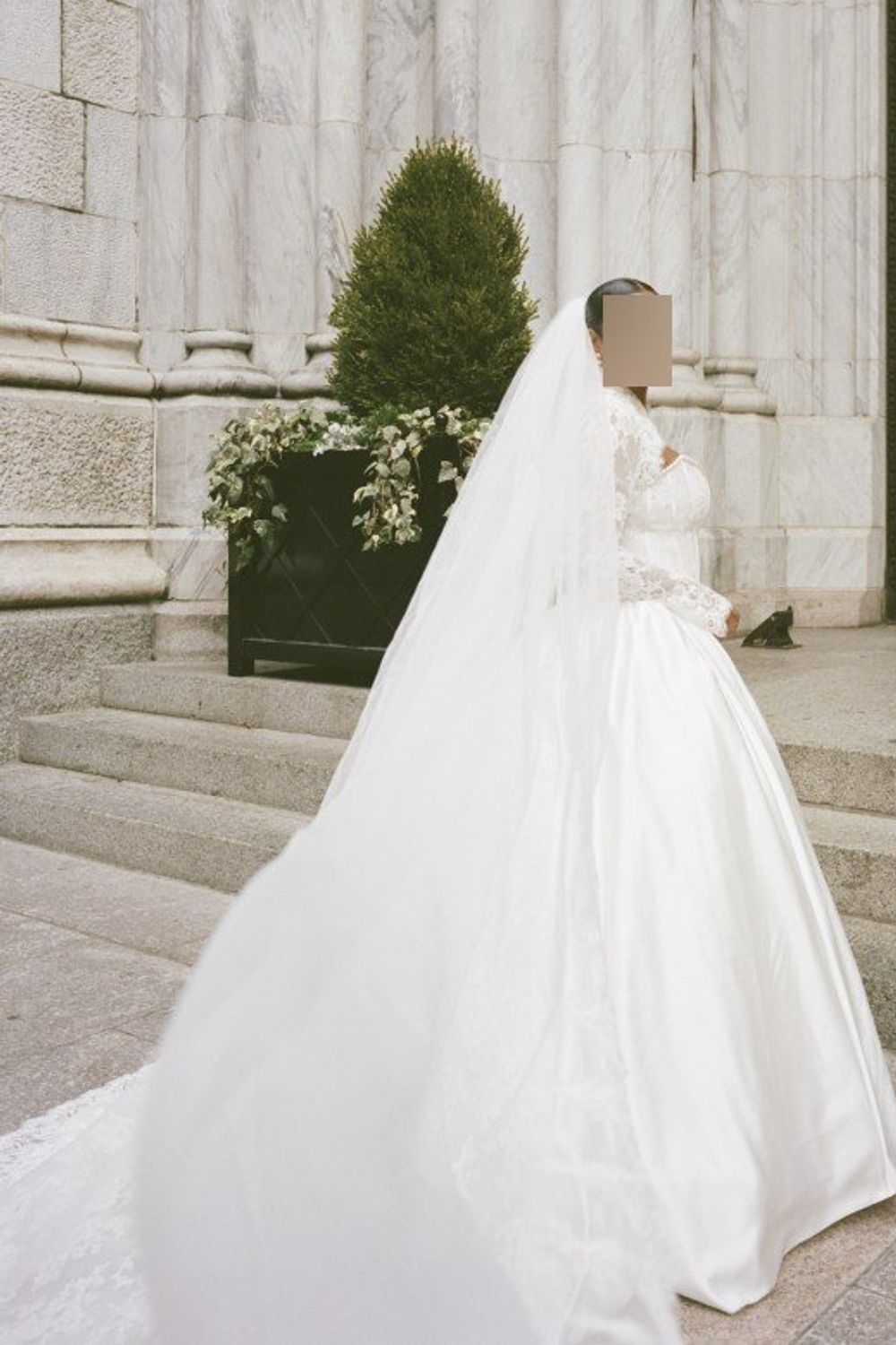 Love by Pnina Tornai 5057 with Veil, Bolero and Bow 5