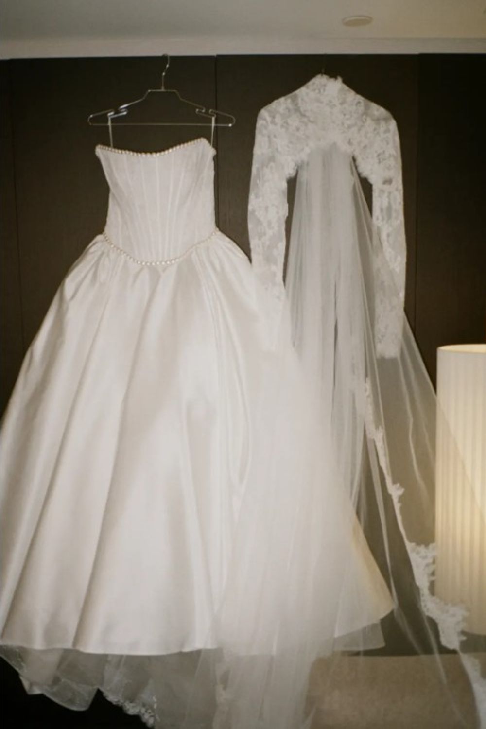 Love by Pnina Tornai 5057 with Veil, Bolero and Bow 8