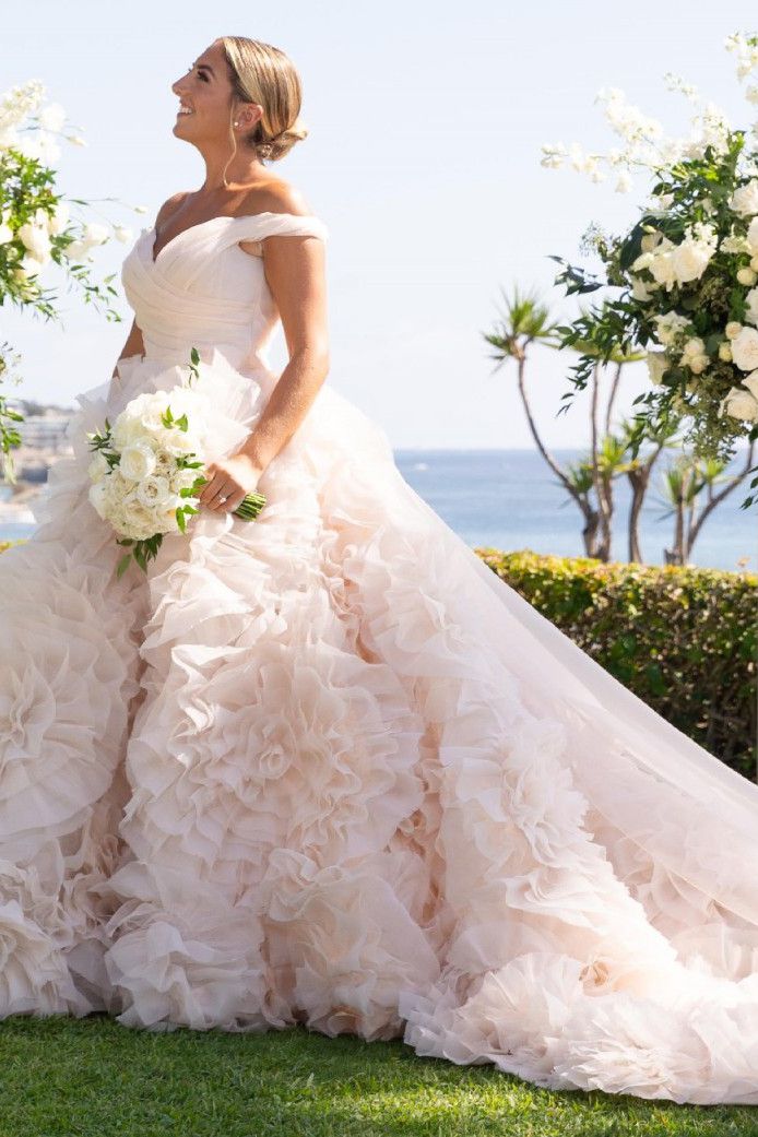 Monique Lhuillier Secret Garden with Veil 0