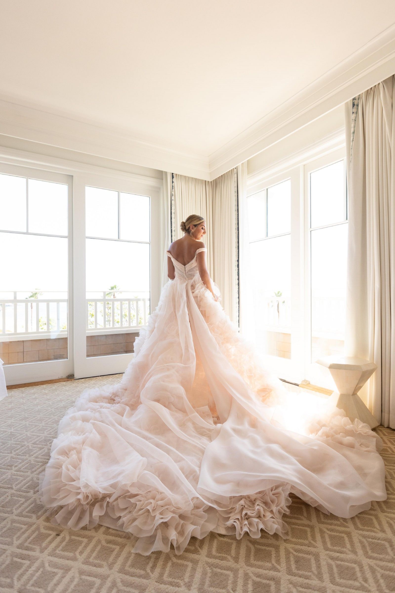 Monique Lhuillier Secret Garden with Veil 3