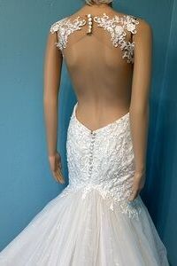 Isabella Talya-Isabella Talya Mermaid Wedding Dress  size 6-1