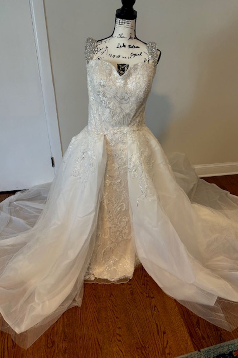 Danielle Caprese 113292XS with Veil & Overskirt 5