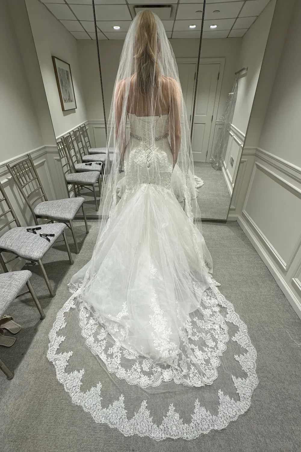 Sophia Tolli Custom with Veil 2