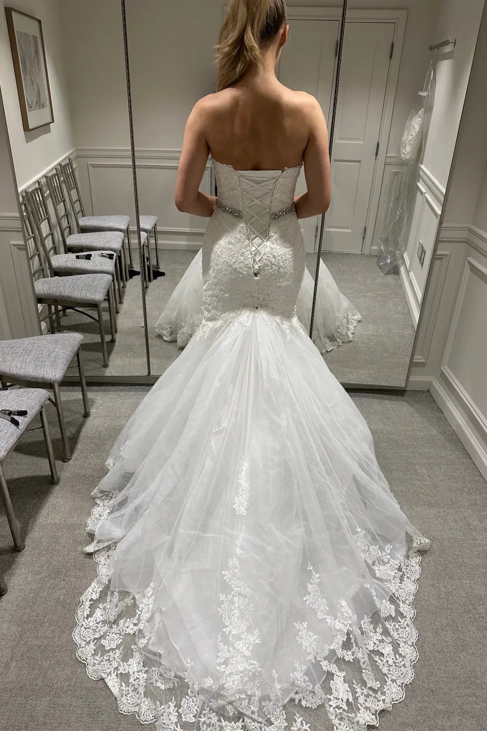 Sophia Tolli Custom with Veil 1