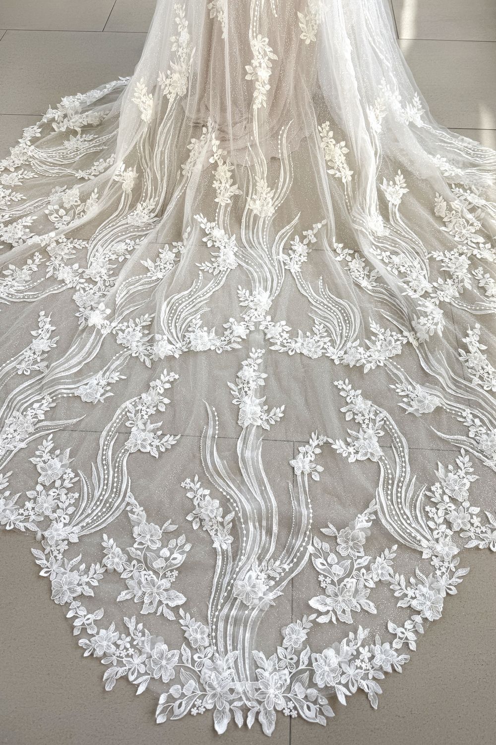 Kitty Chen Matea with Veil and Sleeves 8