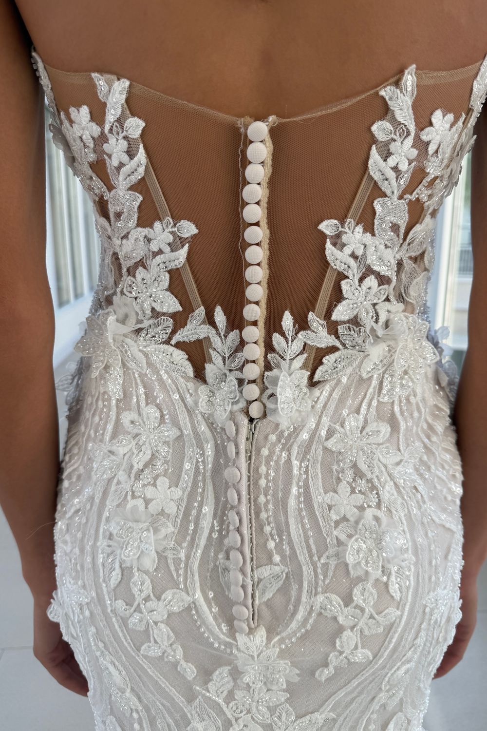 Kitty Chen Matea with Veil and Sleeves 5