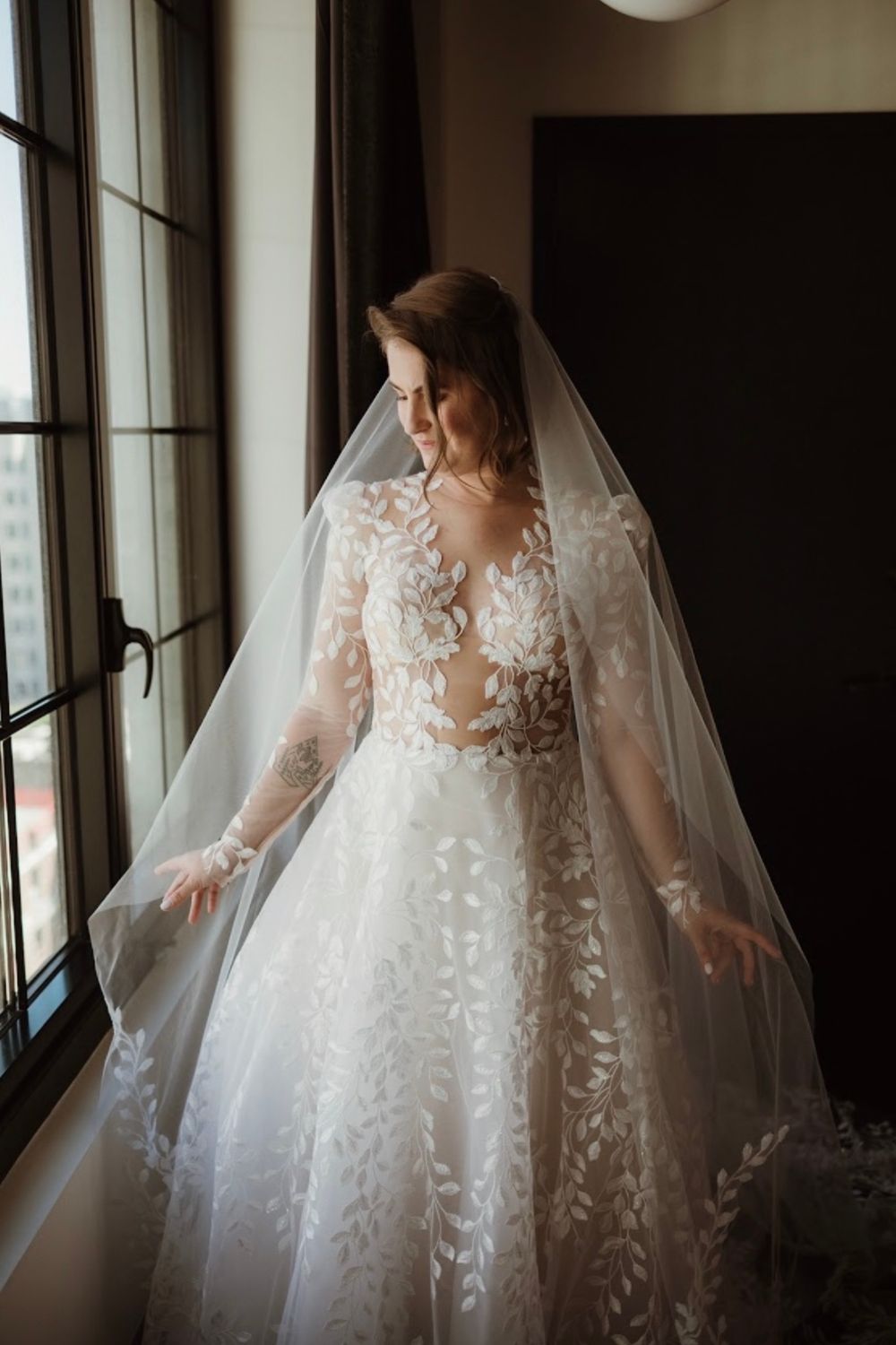 Pnina Tornai A-line long sleeve  11