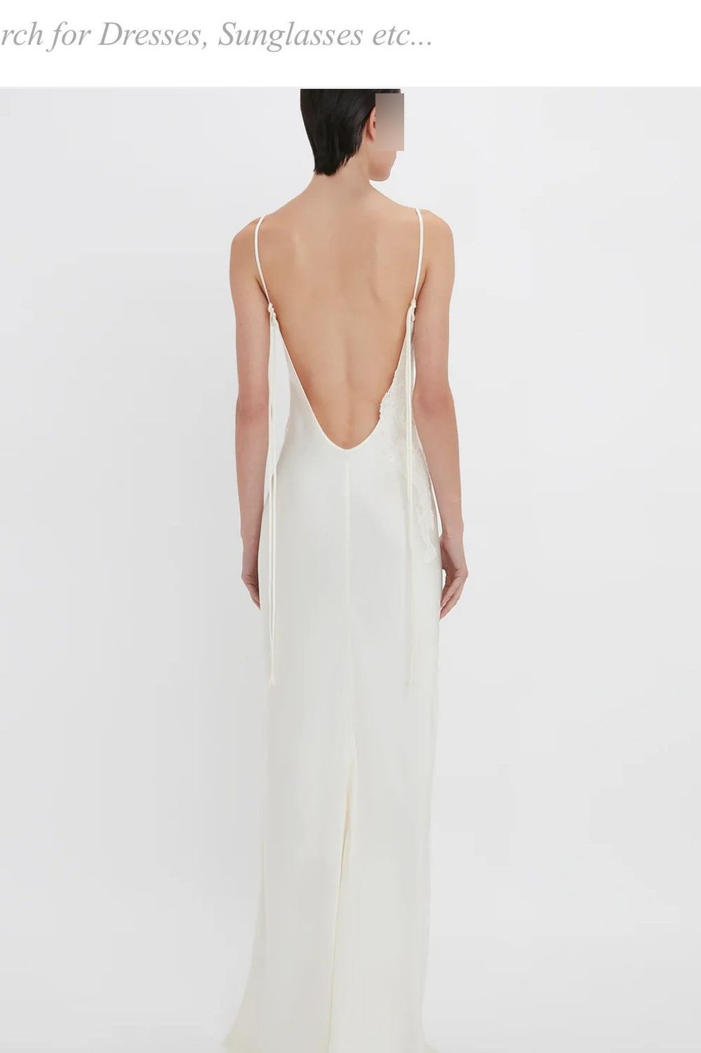 Victoria Beckham Lace detail cami 1