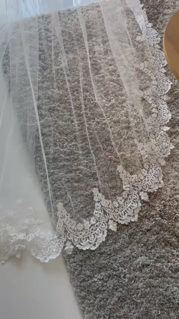 Overskirt 25-P109 and Veil 25-P09