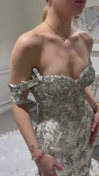 Custom made with Swarovski Crystals