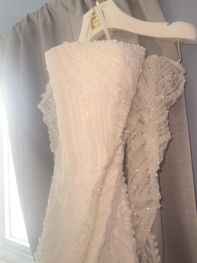 Fit & Flare, Corset Back, Off the Shoulder