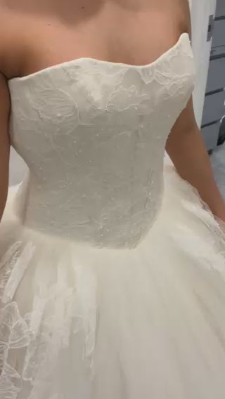 Used Vera Wang Lisbeth with Veil Wedding Dress